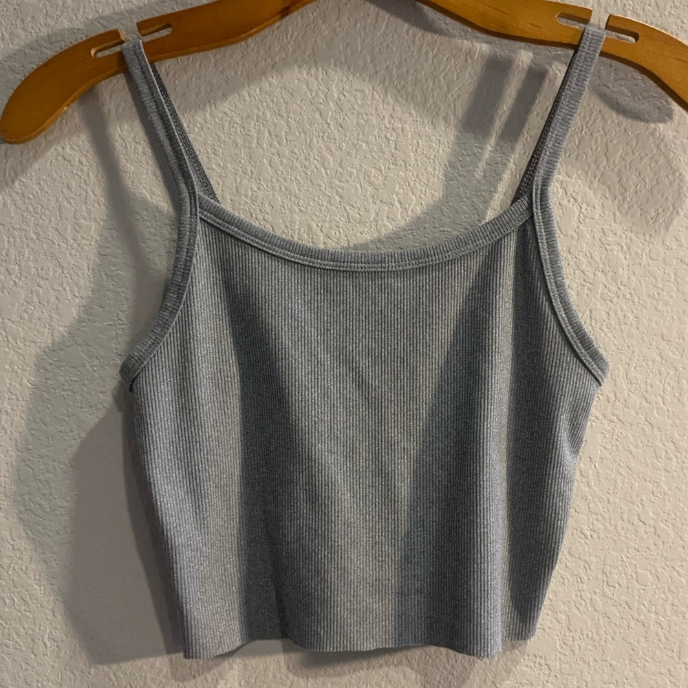 No Boundaries Grey Tank